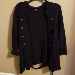Navy cardigan